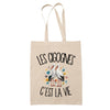 Tote Bag Beige Les cigognes c'est la vie