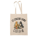 Tote Bag Beige Les concours canins c'est la vie