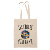 Tote Bag Beige Les Étoiles c’est la vie