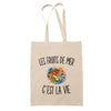 Tote Bag Beige Les Fruits de Mer c’est la vie