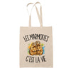 Tote Bag Beige Les marmottes c'est la vie