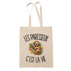 Tote Bag Beige Les paresseux c'est la vie