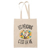 Tote Bag Beige Les pélicans c'est la vie