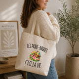 Tote Bag Beige Les Pique-Niques c’est la vie