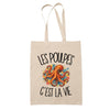 Tote Bag Beige Les poulpes c'est la vie