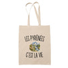Tote Bag Beige Les Pyrénées c’est la vie