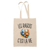 Tote Bag Beige Les Ragots c’est la vie