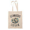 Tote Bag Beige Les rhinocéros c'est la vie