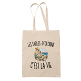 Tote Bag Beige Les Sables-d’Olonne c’est la vie