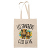 Tote Bag Beige Les sangliers c'est la vie