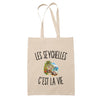 Tote Bag Beige Les Seychelles c’est la vie