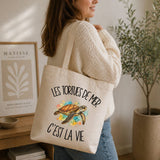 Tote Bag Beige Les tortues de mer c'est la vie