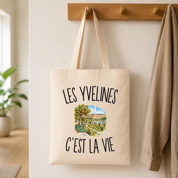 Tote Bag Beige Les Yvelines c’est la vie