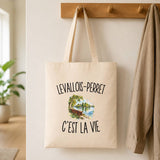 Tote Bag Beige Levallois-Perret c’est la vie