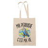 Tote Bag Beige Ma perruche c'est ma vie