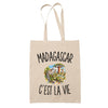 Tote Bag Beige Madagascar c’est la vie