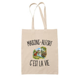 Tote Bag Beige Maisons-Alfort c’est la vie
