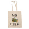 Tote Bag Beige Massy c’est la vie