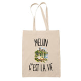 Tote Bag Beige Melun c’est la vie