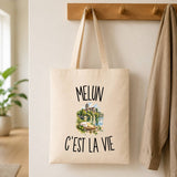 Tote Bag Beige Melun c’est la vie