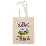 Tote Bag Beige Mérignac c’est la vie