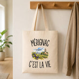 Tote Bag Beige Mérignac c’est la vie