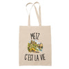 Tote Bag Beige Metz c’est la vie