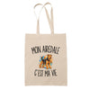 Tote Bag Beige Mon Airedale c’est ma vie