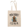 Tote Bag Beige Mon Barbet c'est ma vie