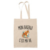 Tote Bag Beige Mon Basenji c’est ma vie