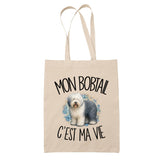 Tote Bag Beige Mon Bobtail c'est ma vie