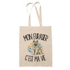 Tote Bag Beige Mon Eurasier c'est ma vie