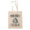 Tote Bag Beige Mon Husky c'est ma vie
