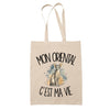 Tote Bag Beige Mon Oriental c'est ma vie