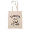Tote Bag Beige Mon Ragamuffin c’est ma vie