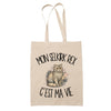 Tote Bag Beige Mon Selkirk Rex c'est ma vie