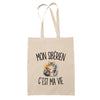 Tote Bag Beige Mon Sibérien c’est ma vie