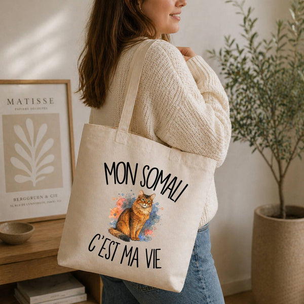 Tote Bag Beige Mon Somali c'est ma vie