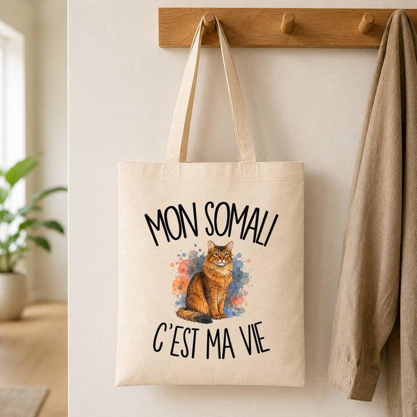 Tote Bag Beige Mon Somali c'est ma vie