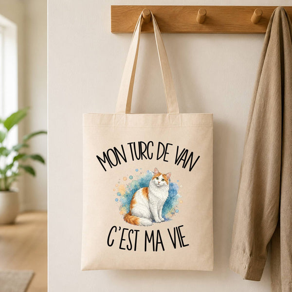 Tote Bag Beige Mon Turc de Van c'est ma vie