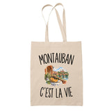 Tote Bag Beige Montauban c’est la vie