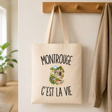 Tote Bag Beige Montrouge c’est la vie