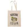 Tote Bag Beige Narbonne c’est la vie