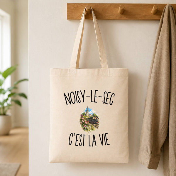 Tote Bag Beige Noisy-le-Sec c’est la vie
