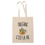 Tote Bag Beige Orléans c’est la vie