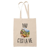 Tote Bag Beige Pau c’est la vie
