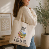 Tote Bag Beige Pau c’est la vie