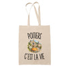Tote Bag Beige Poitiers c’est la vie