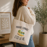 Tote Bag Beige Pontault-Combault c’est la vie