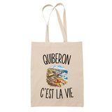 Tote Bag Beige Quiberon c’est la vie